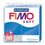 Pâte polymère Fimo Soft 57 g - 31 - Bleu calypso