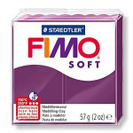 Pâte polymère Fimo Soft 57 g - 66 - Violet royal