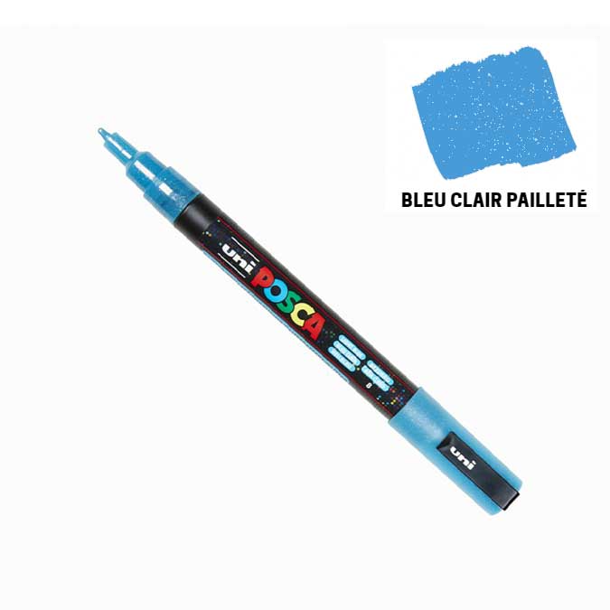 bleu clair Marqueur peinture Posca PC-3M 