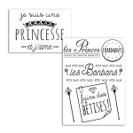 Motif thermocollant Je suis une princesse A5