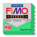 Pâte polymère Fimo Effect 56g - 504 - Vert translucide