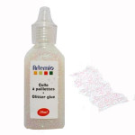 Glitter glue - White