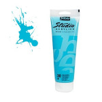 Peinture acrylique étude Studio 250ml - 30 - Bleu turquoise