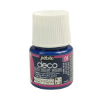 Peinture acrylique P.BO deco brillante 45ml - 134 - Bleu foncé