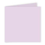 Carte Double faire part Pollen 210g 160 x 160 mm par 25 - Lilas