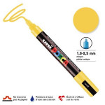 Marqueur PC-5M pointe conique moyenne - Jaune paille