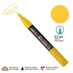 Marqueur pointe conique PC-1MC extra-fine 1mm - Jaune paille