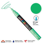 Marqueur pointe conique PC-1MC extra-fine 1mm - Vert clair