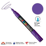 Marqueur pointe conique PC-1MC extra-fine 1mm - Violet