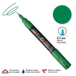 Marqueur pointe conique PC-1MC extra-fine 1mm - Vert foncé