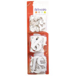 Lettres minuscules en chipboard autocollantes