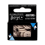 Boutons - 1,5 cm - fil de lin