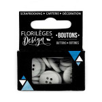 Boutons - 1,5 cm - perle