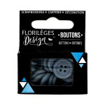 Boutons - 1,5 cm - anthracite