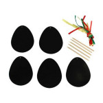 ufs de Pâques à gratter 11 x 9,5 cm - 5 pcs