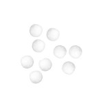 Pompons 7mm set de 70 - Blanc