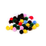 Pompons - Assortiment - 0,7 cm - 70 pces