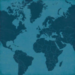 Go See Explore - Papier A View of the World