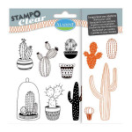 Stampo Clear Cactus - Set de 11 tampons