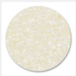Perles Toho 11/0 opaque luster ivoire effet nacré 3g