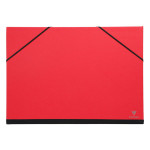 Carton à dessin à élastiques 37 x 52 cm Rouge