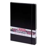 Carnet de croquis Noir 140 g/m² 80 feuilles - 12 x 12 cm